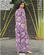 Floral Printed Rayon Co-Ord Set for Women | Stylish Daily Wear Outfit❤️