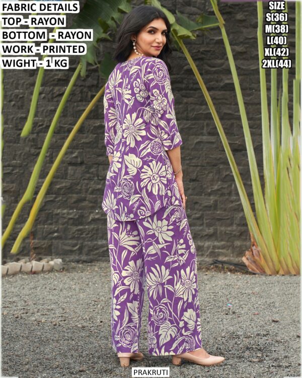 Floral Printed Rayon Co-Ord Set for Women | Stylish Daily Wear Outfit❤️