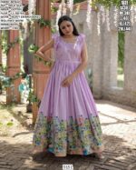 Dola Silk Embroidered Anarkali Gown for Women❤️😍