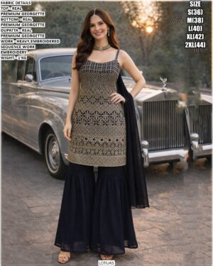 Georgette Embroidered Suit Set for Women | Festive Party Wear💫