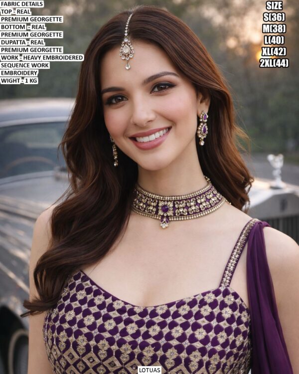 Georgette Embroidered Suit Set for Women | Festive Party Wearđź’«