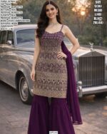 Georgette Embroidered Suit Set for Women | Festive Party Wearđź’«