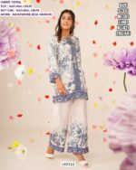 Premium Ethnic Kurti Pant & Palazzo Set for Women | Cotton Embroidery & Crepe Mirror Work
