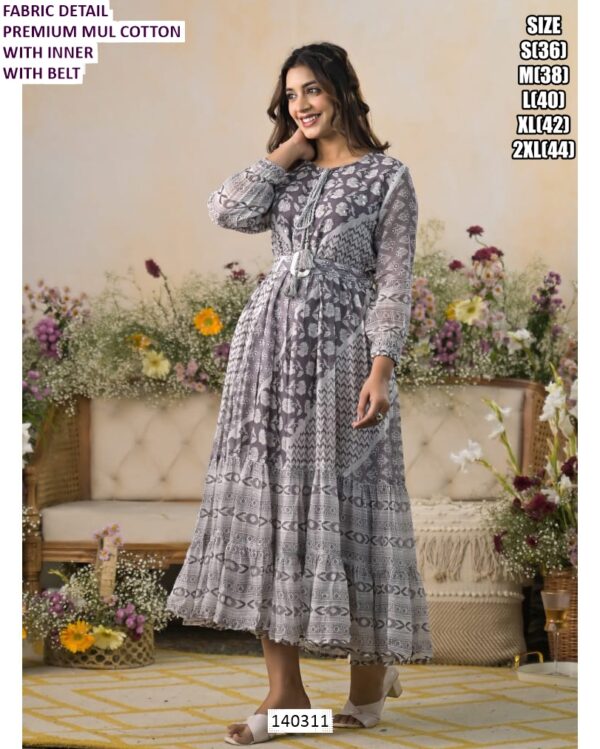 Premium Ethnic Kurti Pant & Palazzo Set for Women | Cotton Embroidery & Crepe Mirror Work