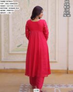 Printed Mal Chanderi Anarkali Suit Set for Women