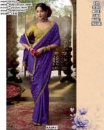 Embroidered Viscous Crepe Saree for Women | Party Wear Ethnic Saree