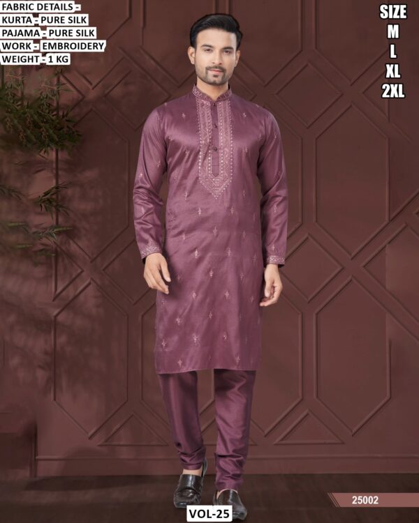 Men’s Pure Silk Kurta Pajama