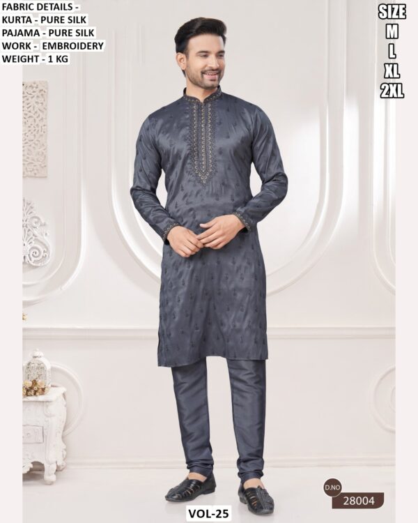 Men’s Pure Silk Kurta Pajama