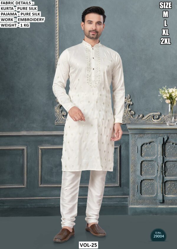 Men’s Pure Silk Kurta Pajama