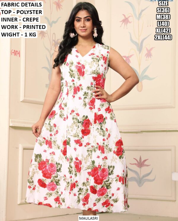 Floral Printed Dress for Women | Sleeveless Casual Summer Wear