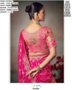 Chiniya Silk Saree for Women | Embroidered Party Wear Saree