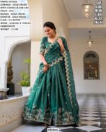 Gold Crush Lehenga Choli for Women | Sequins Embroidered Festive Wear