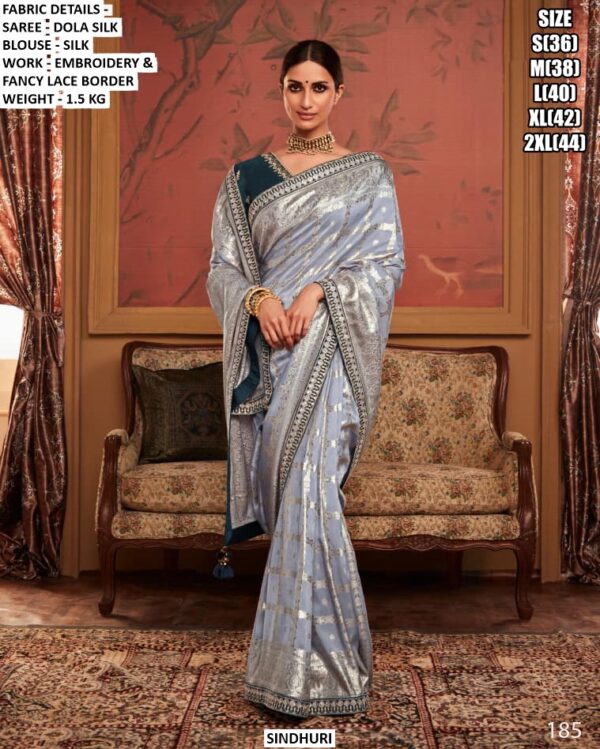 Premium Women’s Dola Silk Saree | Boutique & Apparel Collection