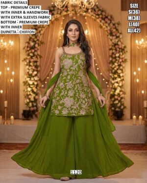 Designer Handwork Ethnic Suit Set Collection for Festive, Wedding & Party Wear)