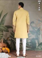 Embroidered Viscose Silk Kurta with Dupatta for Men | Festive & Wedding Wear