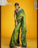 Elegent Pure Silk Saree with Handloom Weaving for Festive and Traditional Wear