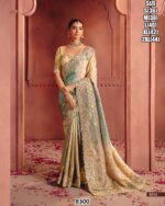 Designer Wedding Wear Saree with Heavy Embroidery and Stylish Blouse