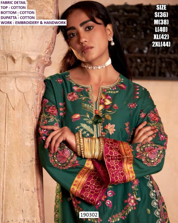 Premium Cotton Embroidered Suit Set for Women