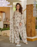 Cotton Silk Floral Printed Suit Set with Dupatta for Women