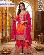 Women’s Premium Crepe Silk Ethnic Sharara Dress Set