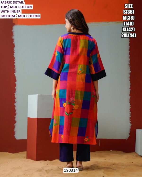 Premium Cotton Floral Printed Kurti Pant Set for Women