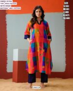 Premium Cotton Floral Printed Kurti Pant Set for Women