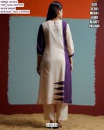 Mul Cotton Abstract Printed Kurti Pant Set for Women with Inner