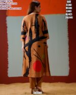 Mul Cotton Abstract Printed Kurti Pant Set for Women with Inner