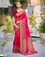 Premium Soft Silk Saree with Copper Tone Pallu and Woven Blouse