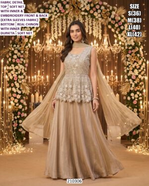 Designer Embroidered Party Wear Palazzo Suit Set with Dupatta for Women