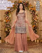 Women’s Premium Embroidered Palazzo Suit Set with Dupatta – Festive Ethnic Wear