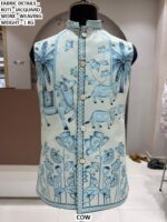 Men’s Ethnic Jacquard Koti with Woven Heritage Print