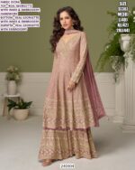 Designer Real Georgette Embroidered Palazzo Suit for Women