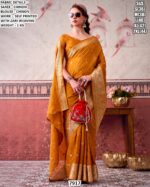 Elegant Chinon Saree For Festive And Traditional Wear
