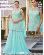 Elegant Designer Ethnic Palazzo Suit And Indo Western Collection For Women