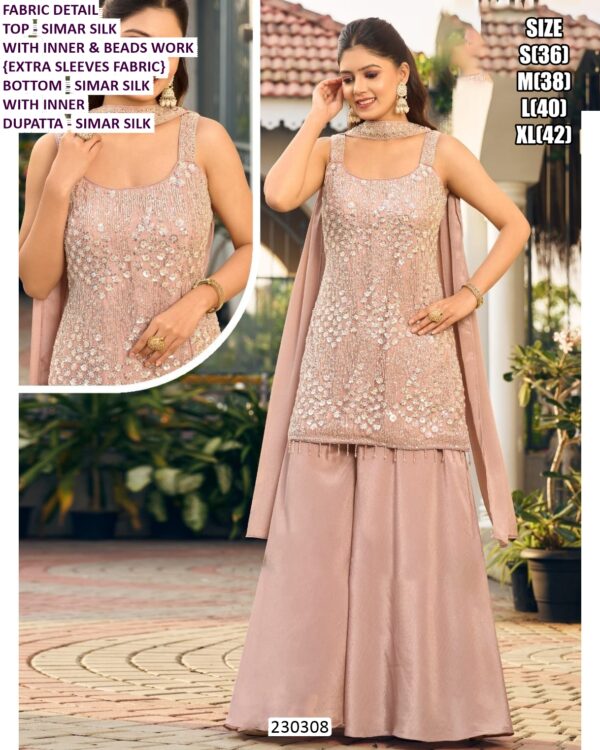 Designer Embroidered Palazzo Suit Set For Women With Dupatta – Premium Party Wear Collection