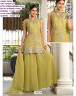 Designer Embroidered Palazzo Suit Set For Women With Dupatta – Premium Party Wear Collection