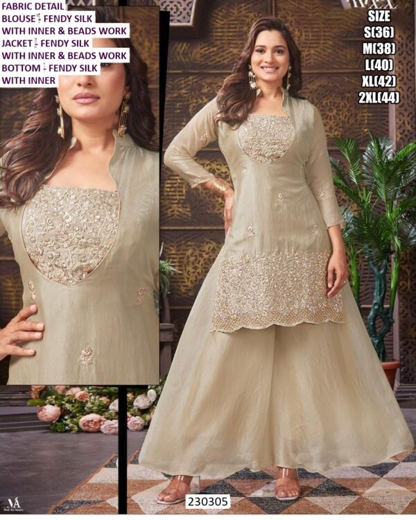 Elegant Designer Ethnic Palazzo Set For Women – Festive & Party Wear