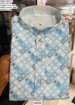 Men’s Festive Rayon Kurta Set With Digital Print Design