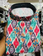 Men’s Festive Rayon Kurta Set With Digital Print Design