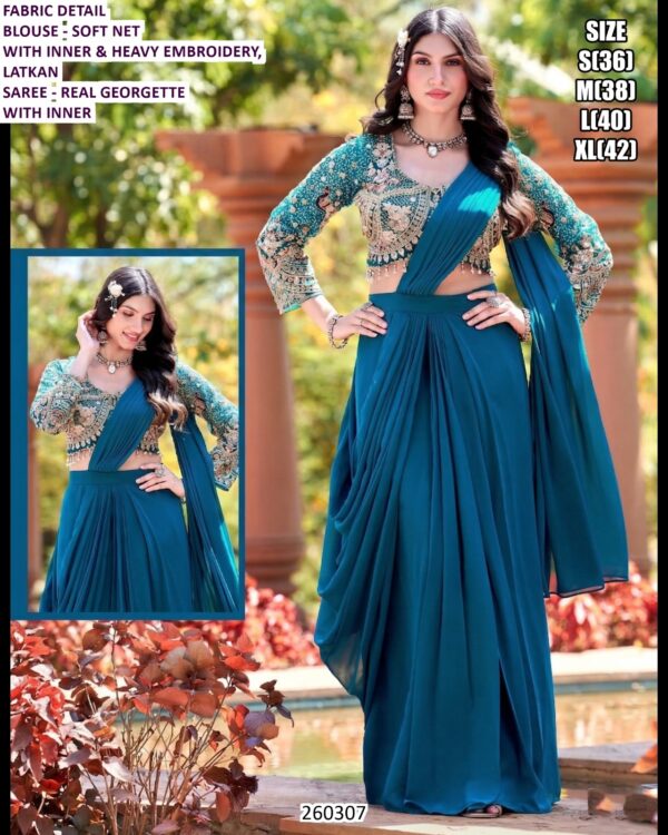 Designer Party Wear Ethnic Set For Women With Embroidery And Statement Styling