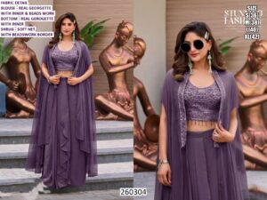 Designer Party Wear Ethnic Set For Women With Embroidery And Statement Styling