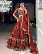 Designer Rangoli Crush Lehenga Choli With Dupatta For Women