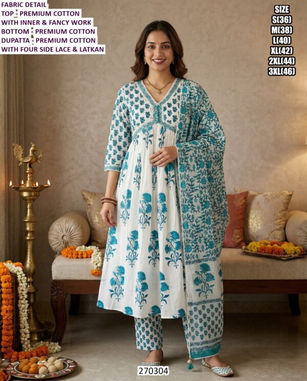 Women’s Premium Ethnic Wear Collection With Embroidery, Mirror Work And Dupatta