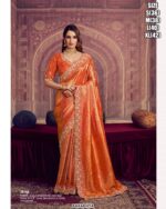 Elegant Organza Saree With Silk Handwork Blouse For Women