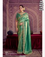 Elegant Organza Saree With Silk Handwork Blouse For Women