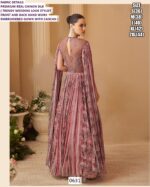 Premium Party Wear Embroidered Gown For Women With Cancan