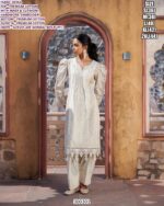 Designer Cotton Kurta Pant Set With Handwork And Cutwork Detailingwith Dupatta For Women