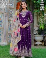 Elegant Party Wear Georgette Suit Set For Women With Sequence Work