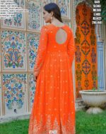 Elegant Party Wear Georgette Suit Set For Women With Sequence Work